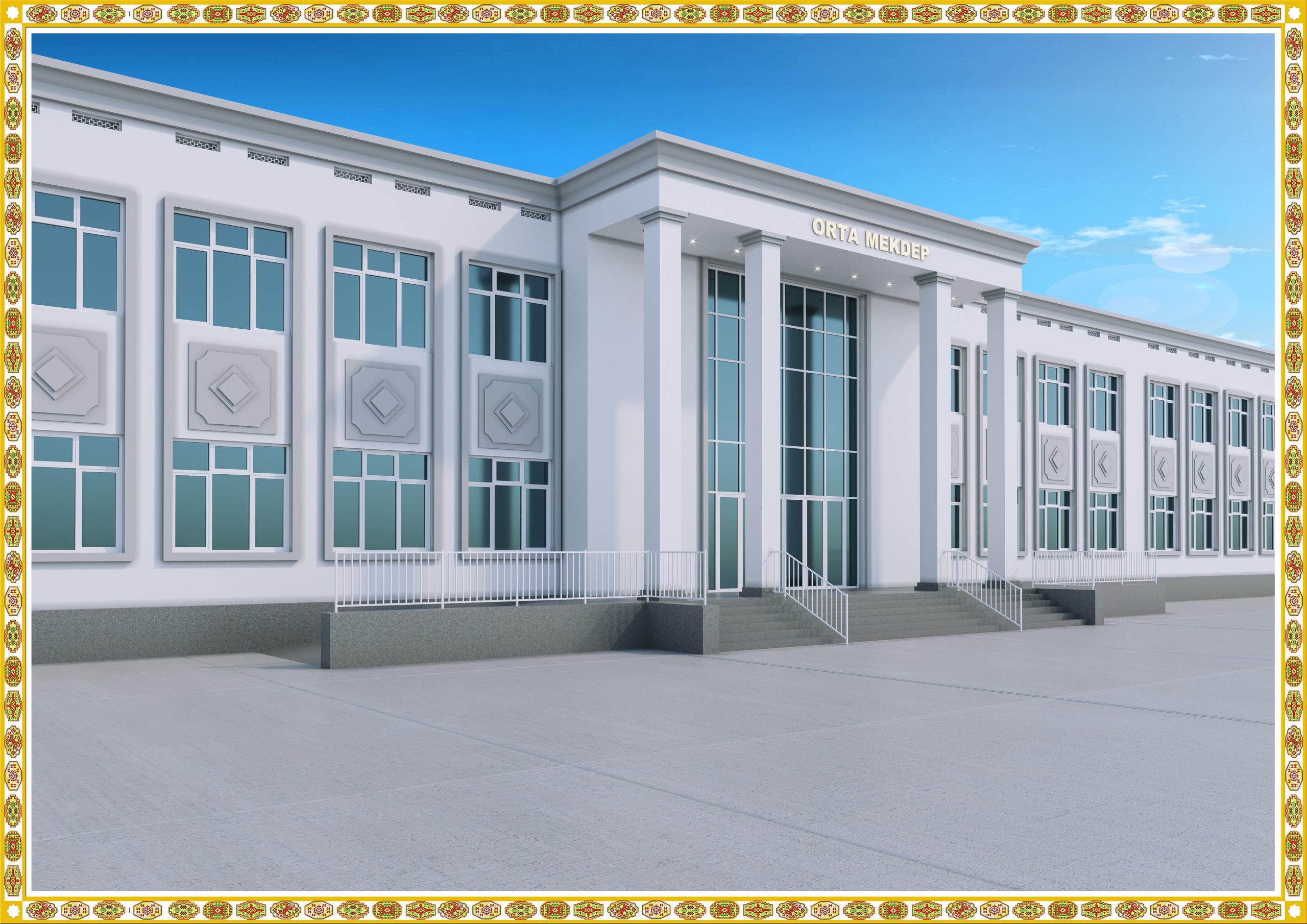 Türkmenistan Kaka 400 Kişilik Okul