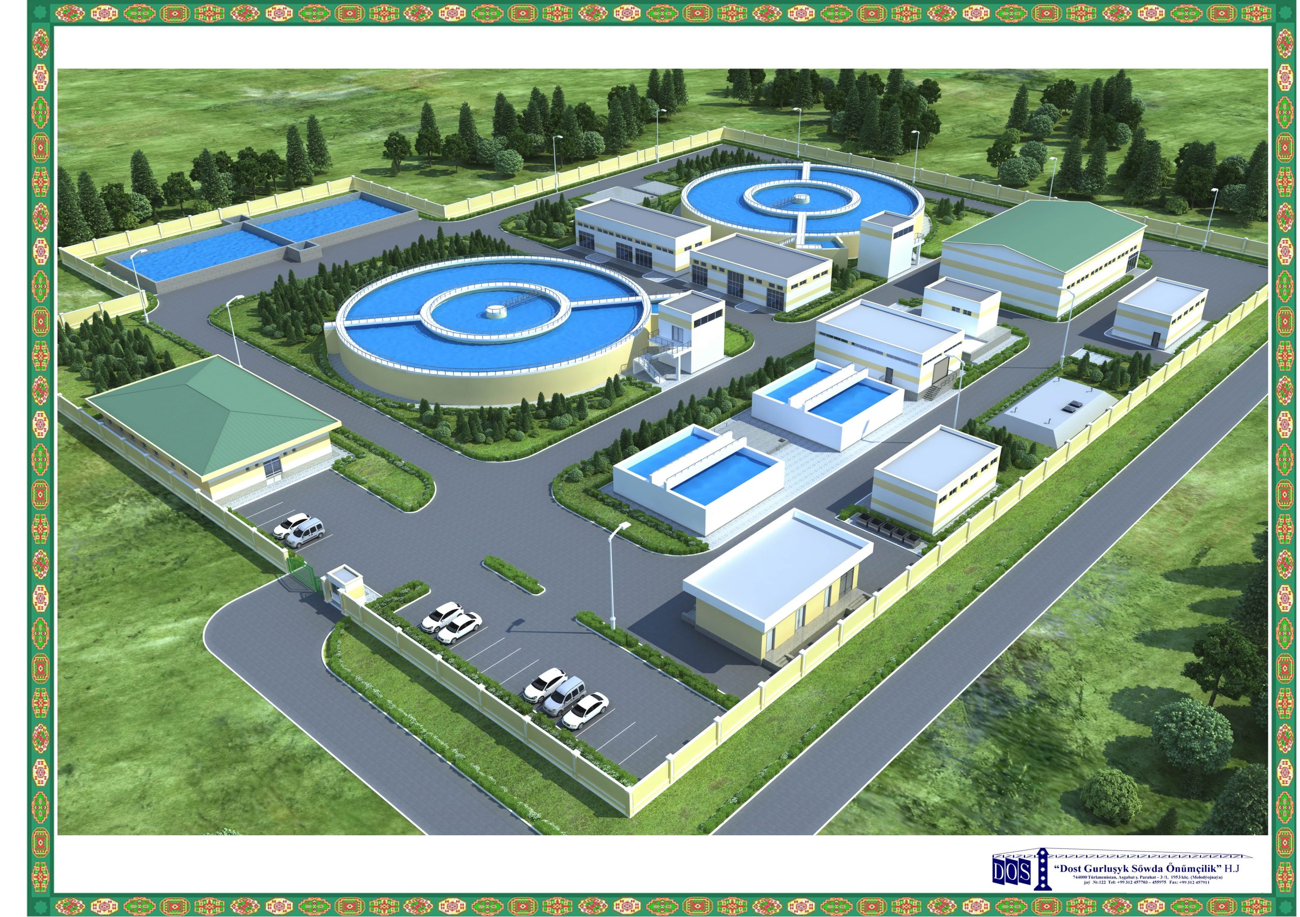 Turkmenistan Bayramali Pis Suyu Aritma Tesisi